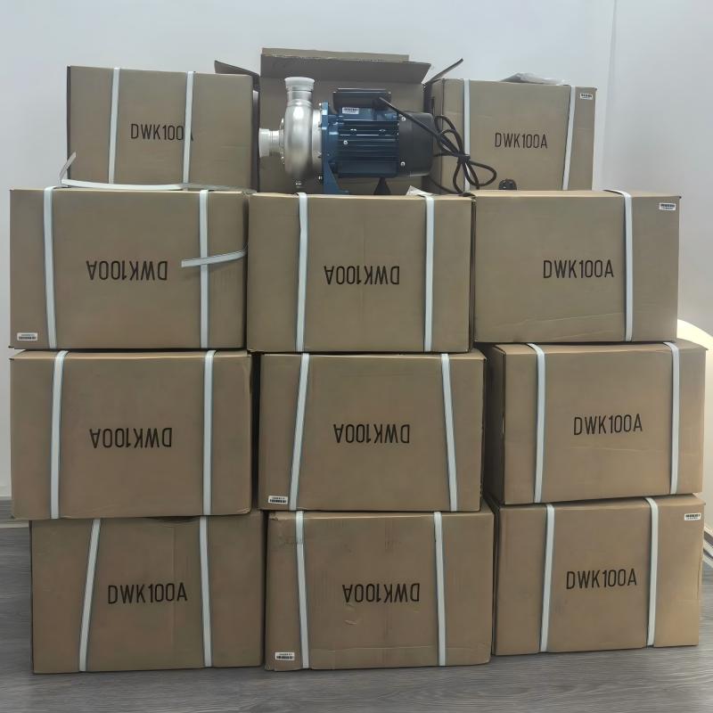 30 bộ bơm ly tâm một tầng bằng thép không gỉ dòng DWK, vận chuyển đến Hy Lạp.