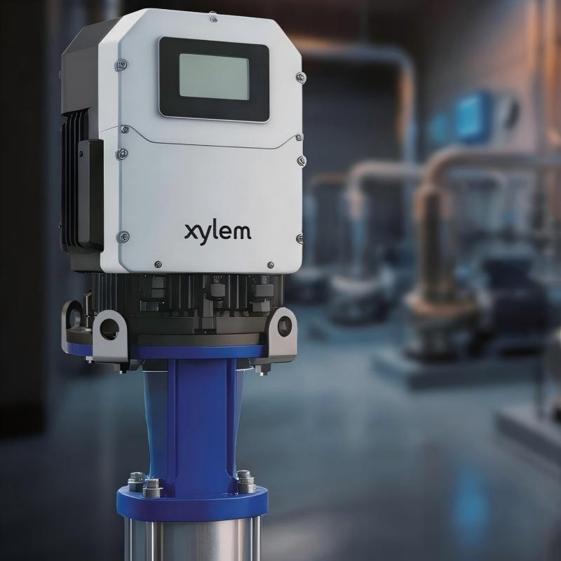 Máy bơm đa tầng thẳng đứng tích hợp nam châm vĩnh cửu tần số biến đổi e-SVXD của Xylem đã chính thức được ra mắt.